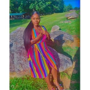 Rainbow Sundress for the summer ☀️💕